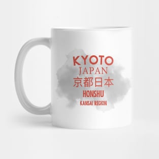 Kyoto City Japan Vintage Mug